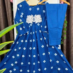 রেডিমেড গাউন টু পিস [M-BL]